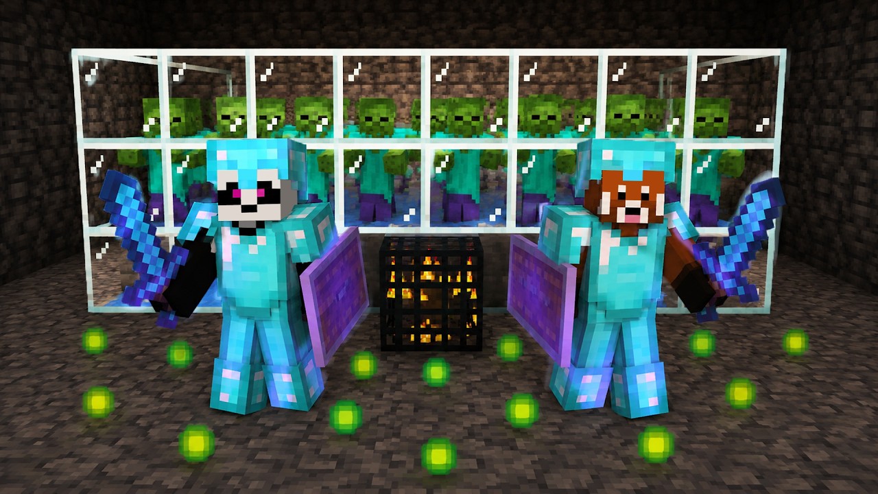 Ne-am Facut FERMA de XP cu Zombi in Minecraft Hardcore!