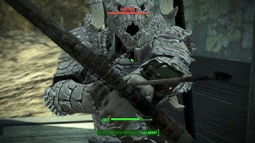 Fallout 4   LString Bow (PC Mod) Vs Submachine Gun (VATS Accuracy Comparison) Version 1.3.1