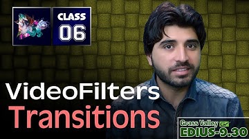 How To add VideoFilters & Transitions in Timeline Edius 9.52 | Class 06 | Film Editing School