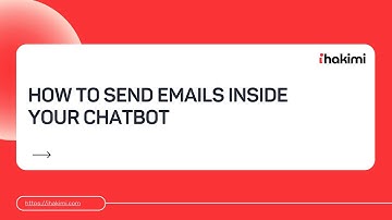 How to send emails inside your chatbot in ihakimi