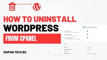 How to Uninstall WordPress From cPanel Using Softaculous || How to Delete WordPress From Cpanel