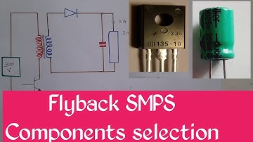 How to select Components for flyback SMPS|Voltage rating of Components in Flyback SMPS
