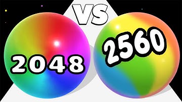 BALL MERGE 2048 /vs BALL MASTER ∞ ASMR Gameplay Android iOS ✦ Ball Run 2048 Merge Master Gameplay