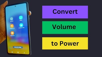 How to Convert Volume Button to Power Button in Samsung Galaxy