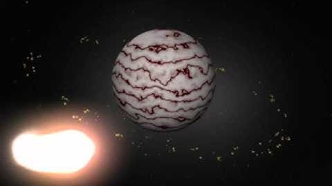 Completed Comet and Asteroid Belt - Maya - Basic Animation