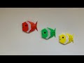 Origami tropical fish  how to make a paper tropical fish