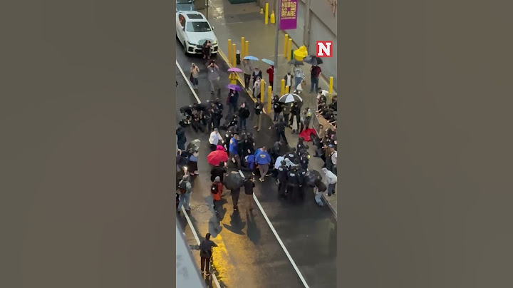 Police Clash With Anti-ICE Demonstrators Outside New York Court