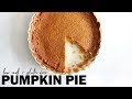 How to Make Homemade Paleo Pumpkin Pie (gluten free + dairy free)