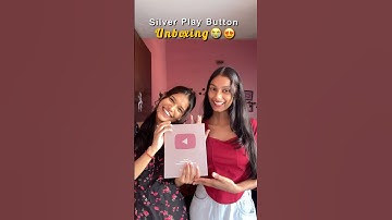 Silver Play Button Unboxing❤️😍 #minivlog #shortsviral #shorts #silverplaybutton