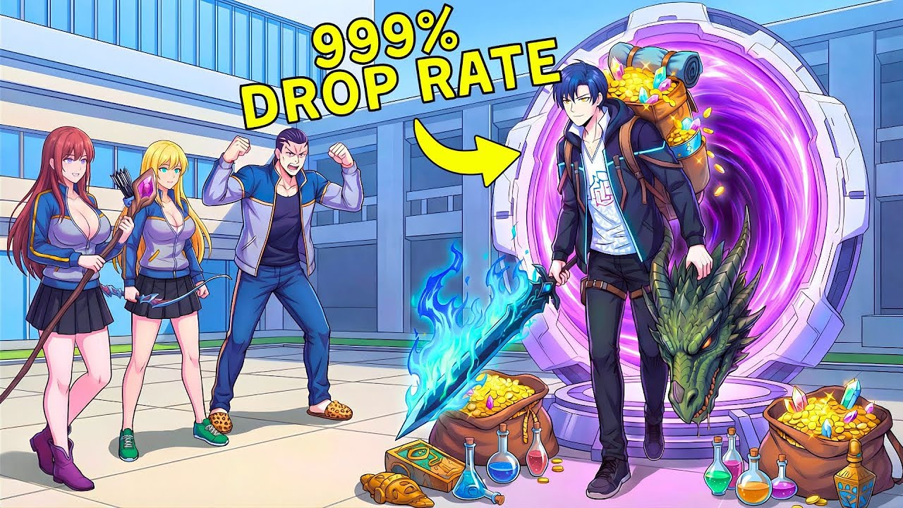 Nakakuha Siya ng Random Skill at SS-Rank Drop System at Naging #1 sa Academy!