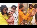 Priyanka chopra and nick jonas daughter malti gets blessed in india