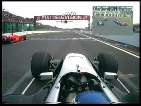The start of the 99 Japanese GP from Mika's onboard camera