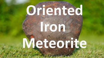 METEORITES360° - Oriented iron meteorite from Niger