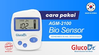 GlucoDr Biosensor AGM2100 alat tes gula darah