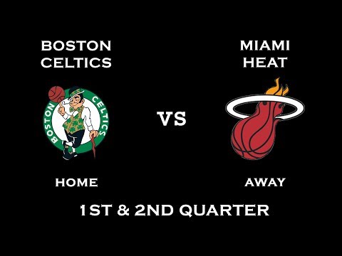 NBA 2K10 Gameplay Boston Celtics Vs Miami Heat 1st 2nd Quarter