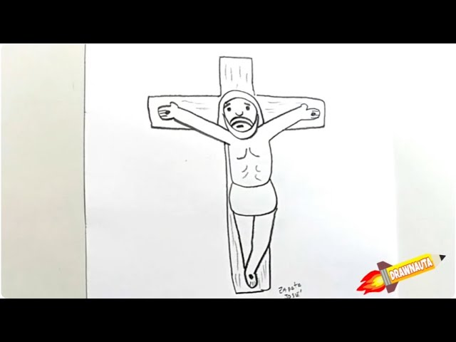 dibujando-a-jesus-en-la-cruz-jes-s-cruz-hijo-dios-crucifixi-n-boceto
