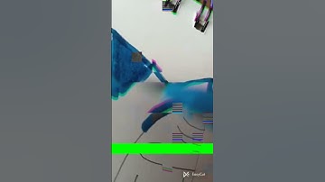 (ASMR) Drawing Rick and Morty Fusion effect. #shorts