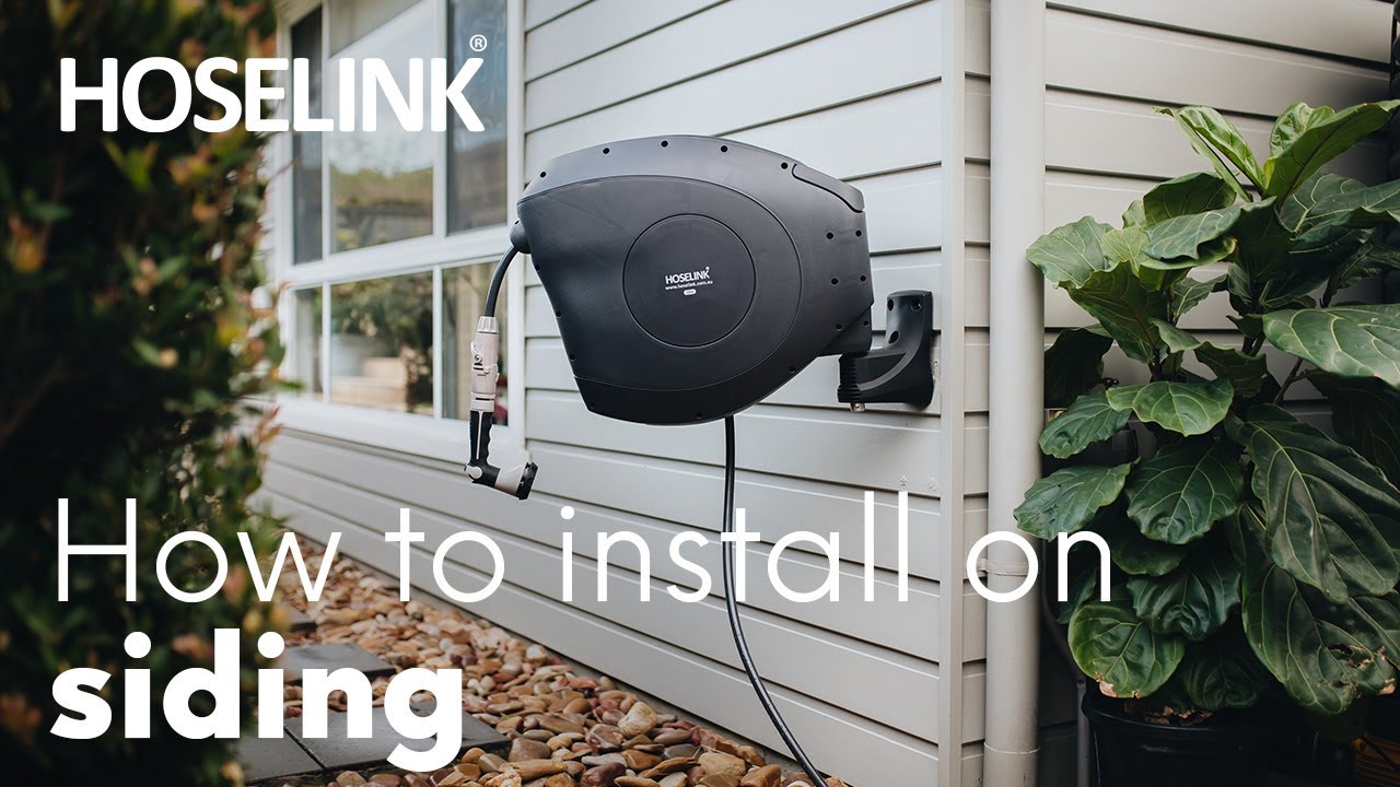 Hoselink USA - How to Install Our Retractable Garden Hose Reel on