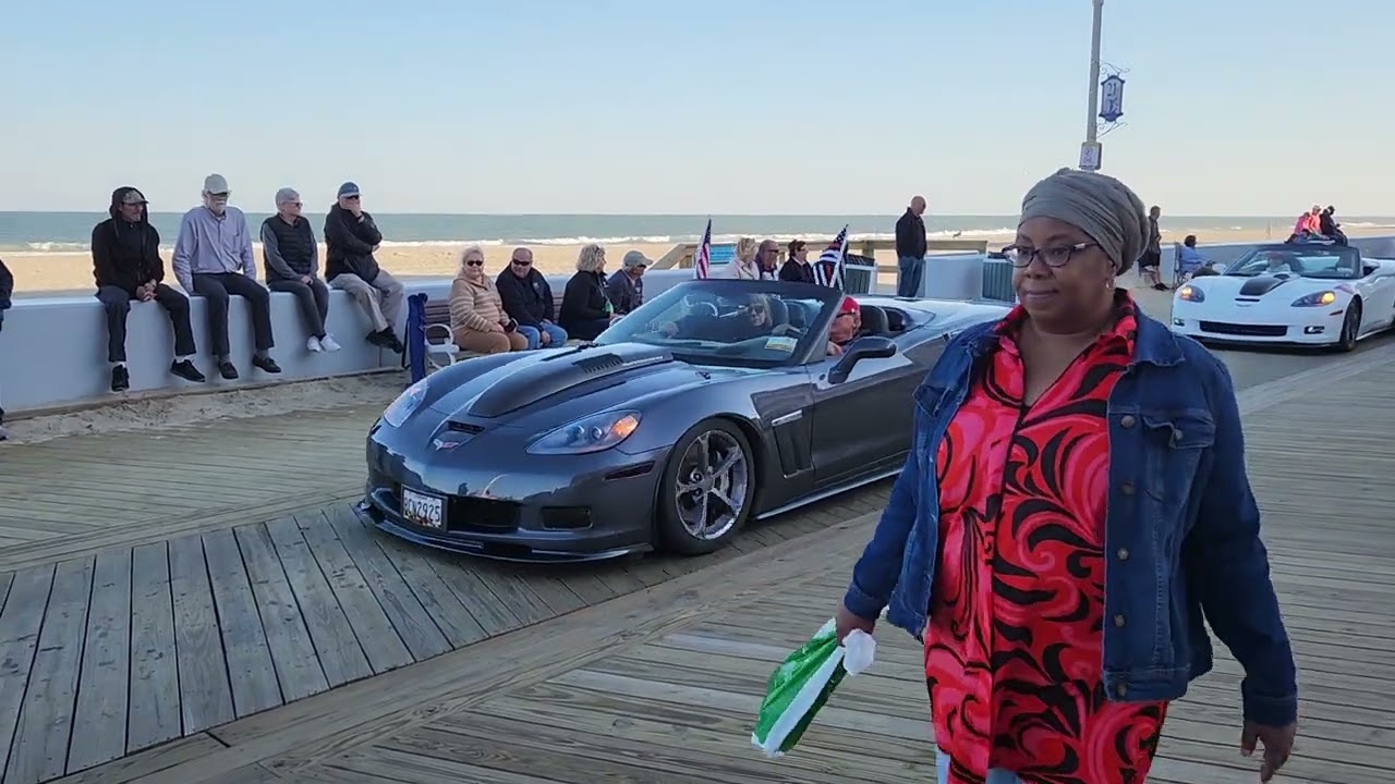 On the Boardwalk at Corvette Weekend.  2022 Ocean City MD.