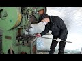 Process Of Making Scraper Tools in South Korea. Skilled Korean modern blacksmith