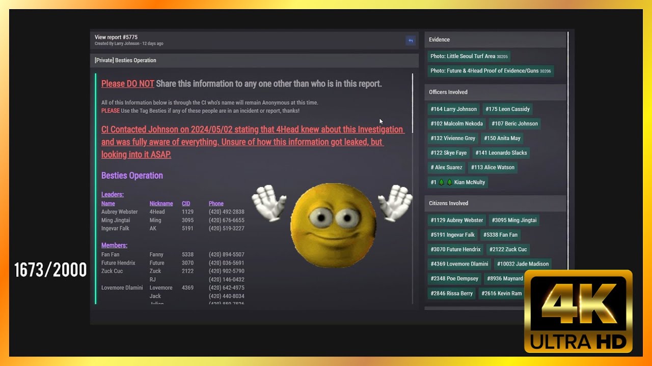 4HEAD Reacts To Besties Investigation Report (Leaked By Suarez) | NoPixel 4.0 GTA RP