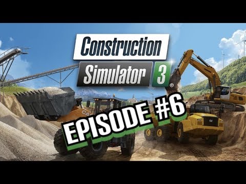 Construction Simulator 3 episode 6, new intro, limited commentary, landslide contract