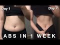 ABS IN 1 WEEK: Alexis Ren Workout (Guaranteed Result with proof) diet & tips, lose belly fat