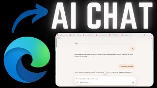 How to Use AI Chat Feature of Microsoft Edge Browser
