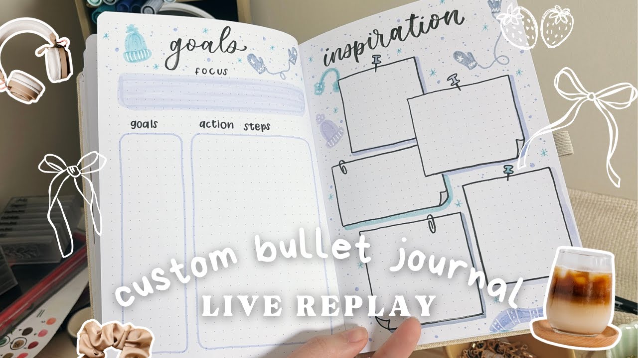 Live Custom Bullet Journal REPLAY | January 2026 in Patty's Custom Journal
