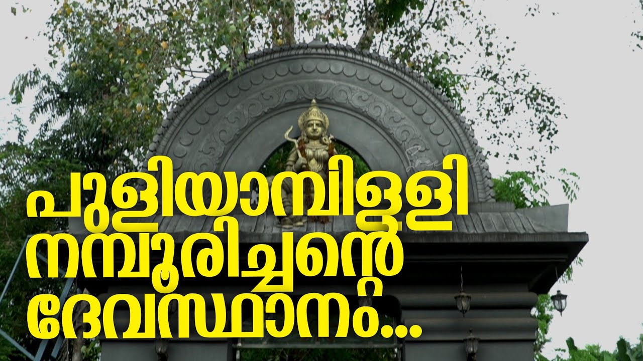 പുളിയാമ്പിള്ളി നമ്പൂരിച്ചൻ്റെ ദേവസ്ഥാനം...