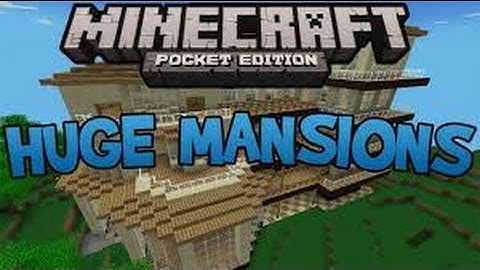 MCPE: Big Luxury Mansions Map. W/poodsipie50,troliingcreeper