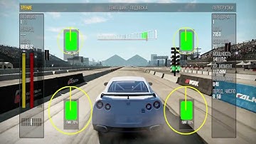 NFS Shift 2 Unleashed Nissan GTR R35 1460hp 439 km/h in Standing Mile [HD]