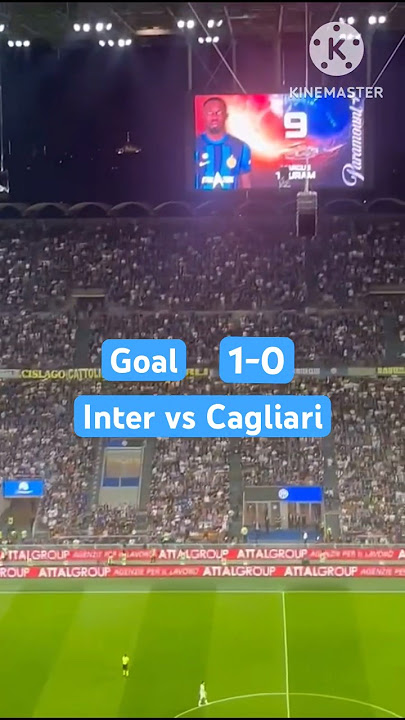 FC Inter vs Cagliari Goal 1-0 #thuram  #calcioseriea  #trendingshorts  #highlights  #calcioseriea