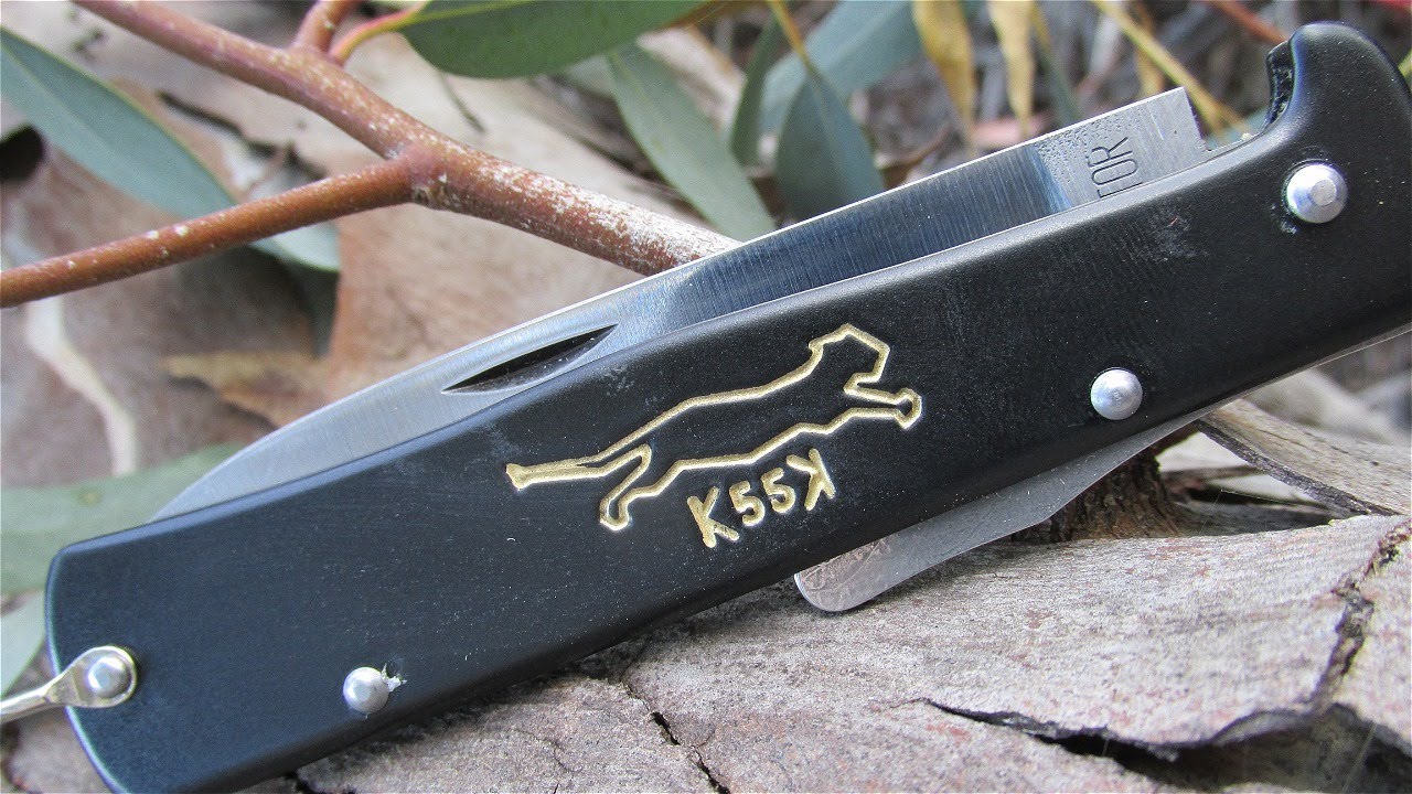 MERCATOR "BLACK CAT KNIFE" K55K OTTER Messer YouTube