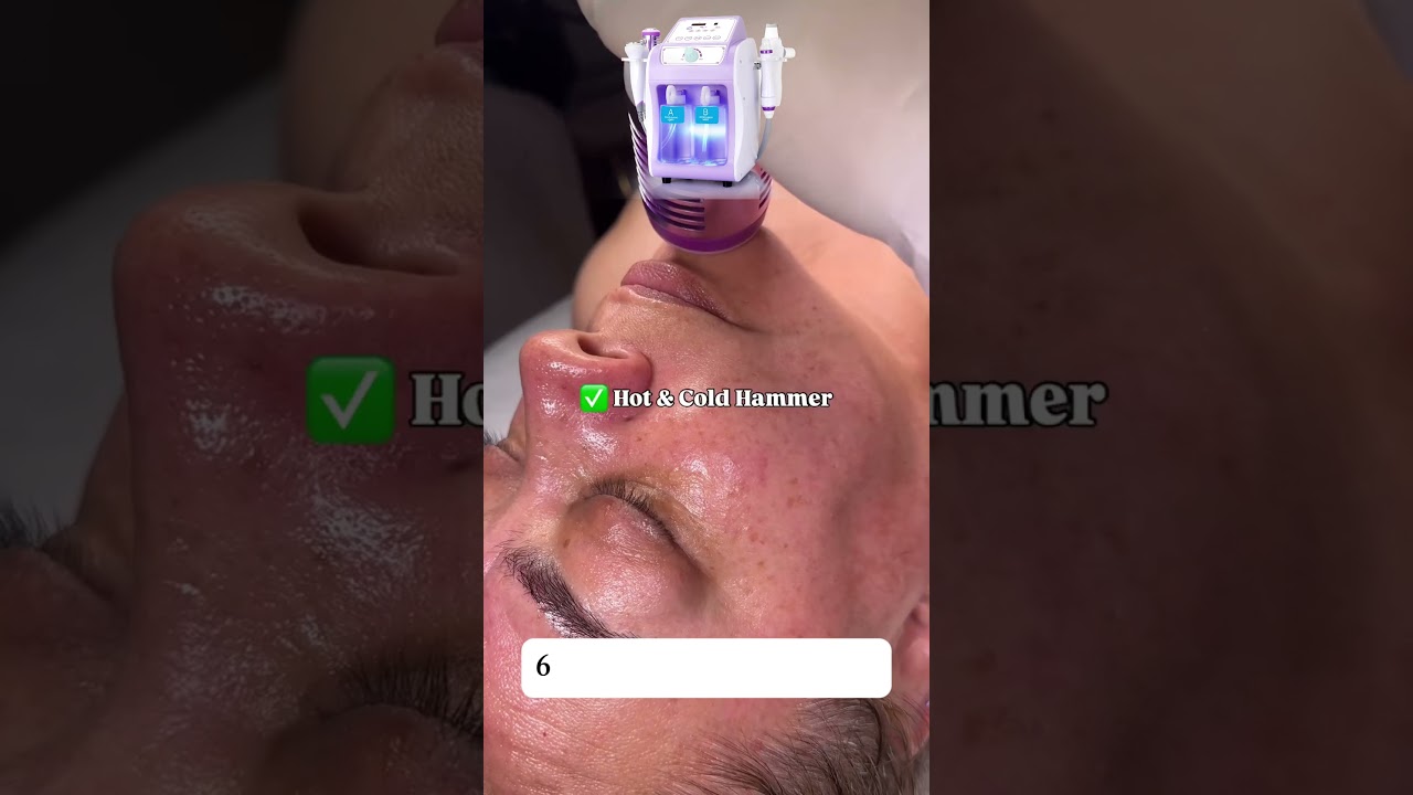 Instant Pore Tightening with Hot & Cold Hammer Treatment!