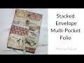STACKED ENVELOPE MULTI POCKET FOLIO | MINI ALBUM | TUTORIAL