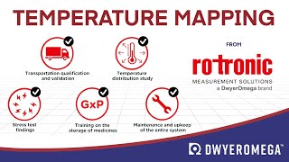 Temperature Mapping From Rotronics Measurement Solutions