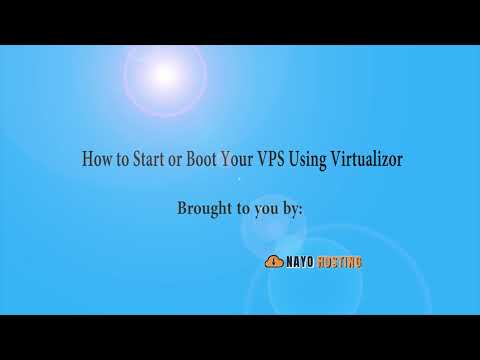 How to Start or Boot Your VPS Using Virtualizor   Nayo Hosting
