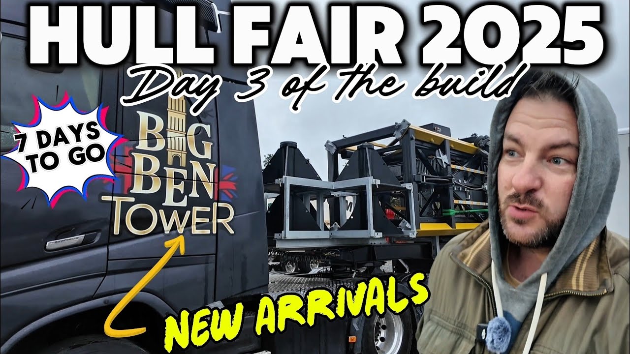 HULL FAIR 2025 — третий день выставки с НОВЫМИ ПРИБЫТИЯМИ — ветрено и дождливо 😲