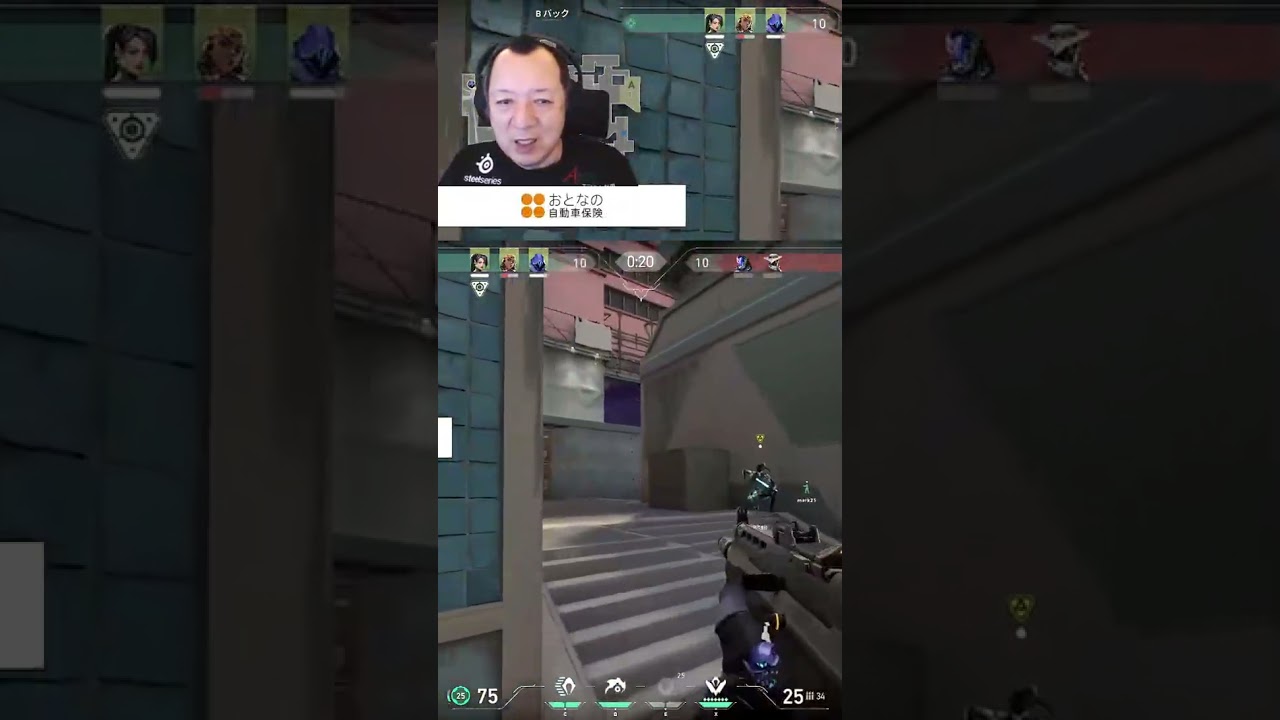 【VALORANT】頭1つも見逃さない【ひろBoo】#valorant #マタギスナイパーズ #shorts