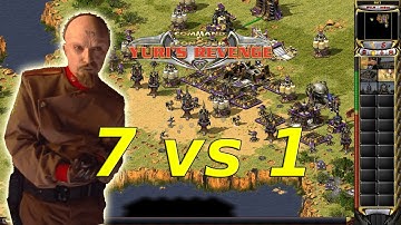 Red Alert 2 - A Path Beyond II - 1 vs 7 - Yuri
