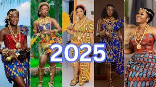 KenteStyles Traditional Engagement Attire|Ghana Kente cloth 4 African wedding#kentegh #bridetobe2025 screenshot 5