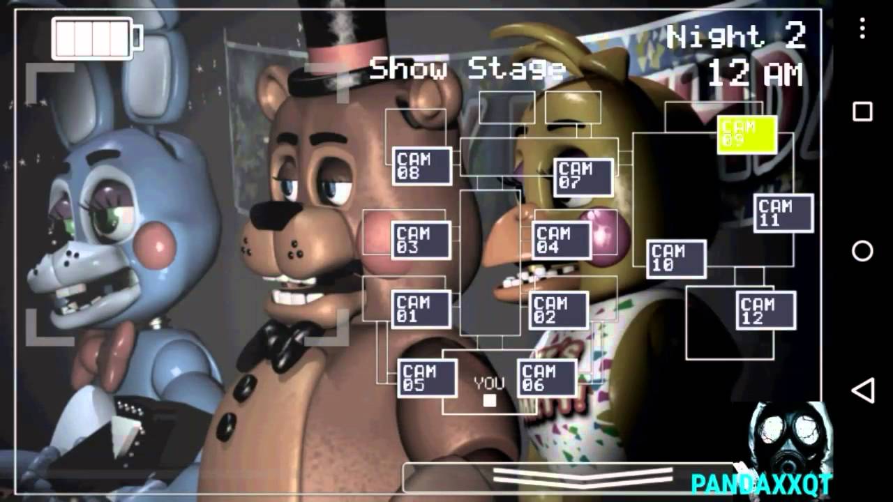 PANDA Juega Five Nights At Freddy's 2 D: - YouTube