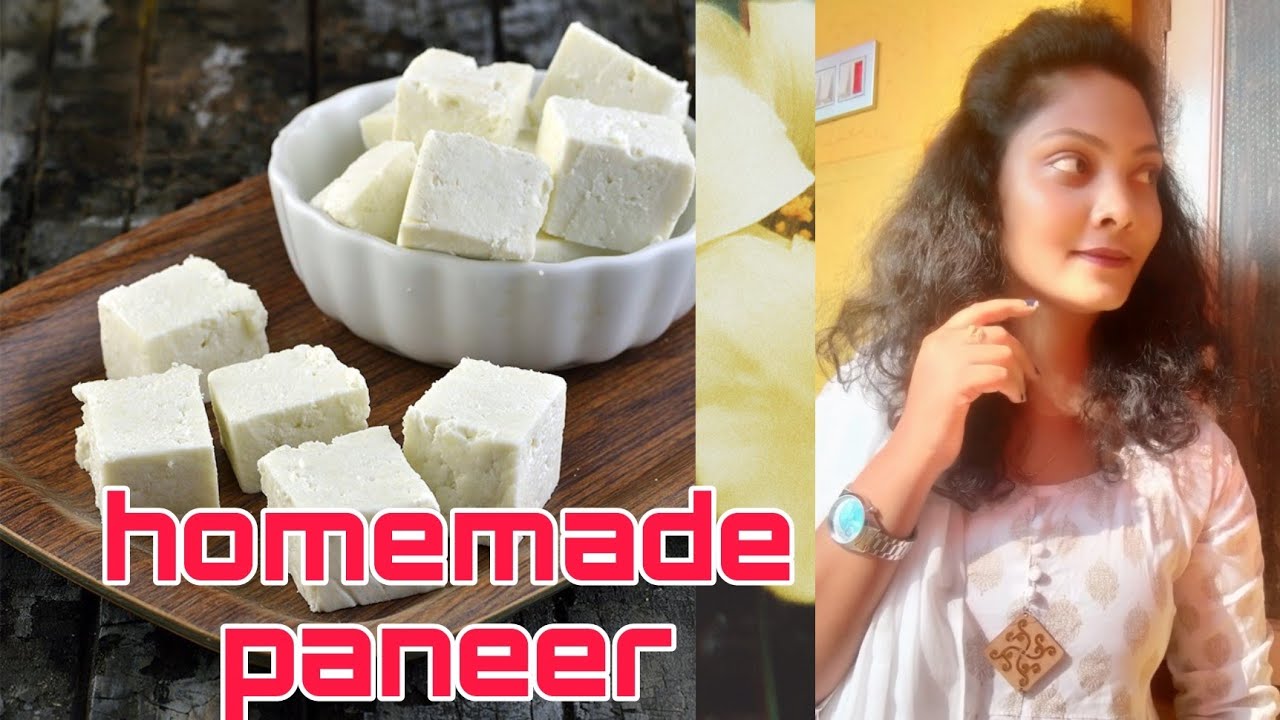 easy process preparation paneer at home - YouTube