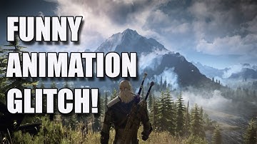 The Witcher 3: Wild Hunt - Funny Animation Glitch!