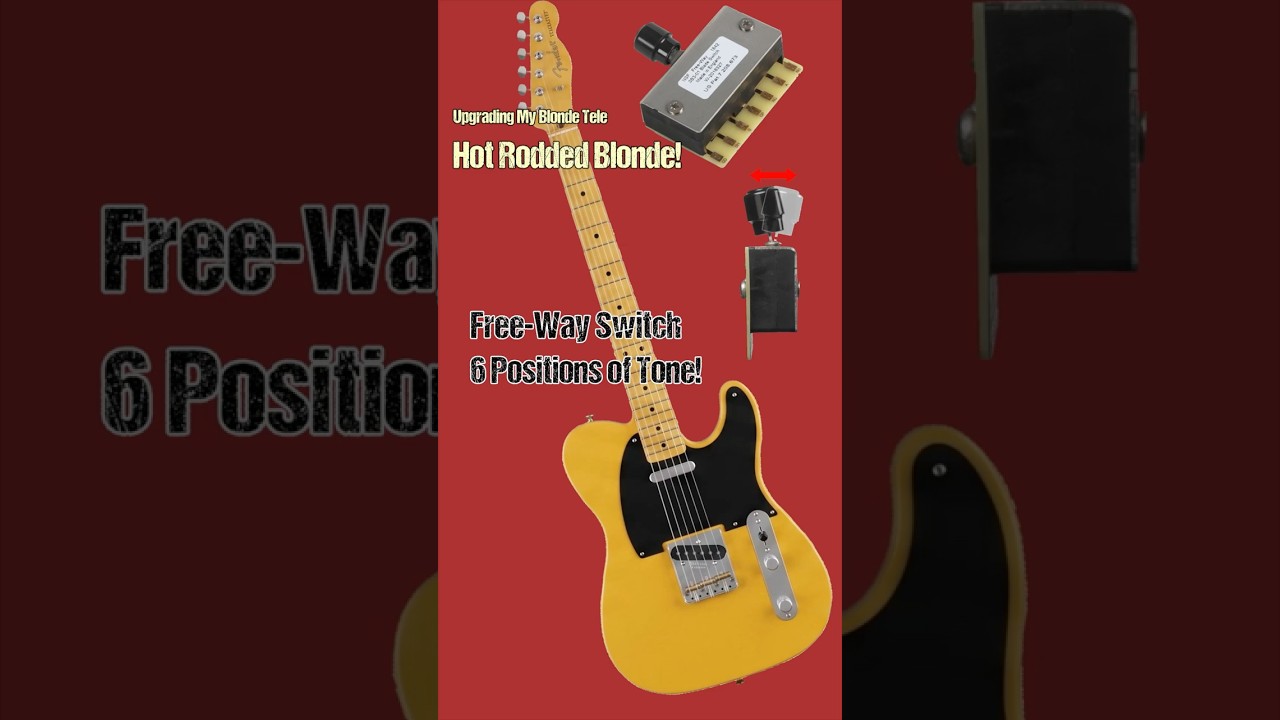 Watch Telecaster Upgrade: Free-Way 3-Way/6-Position Blade pickup switches on YouTube Watch Telecaster Upgrade: Free-Way 3-Way/6-Position Blade pickup switches on YouTube