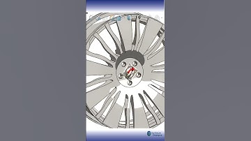SolidWorks Tutorial~How to Design #wheels #rim in SolidWorks #solidworkstutorial #drawing #tips