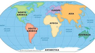 Geography Through Maps part-1 Continents & Oceans || Easy & Crispy tricks for Memorising all || 👩‍🏫