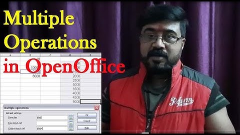 Multiple Operations in Row or Column in OpenOffice Cals