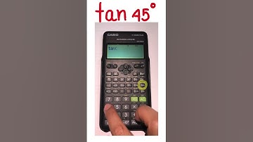 tan 45 degree = 1 #calculator #trigonometry
